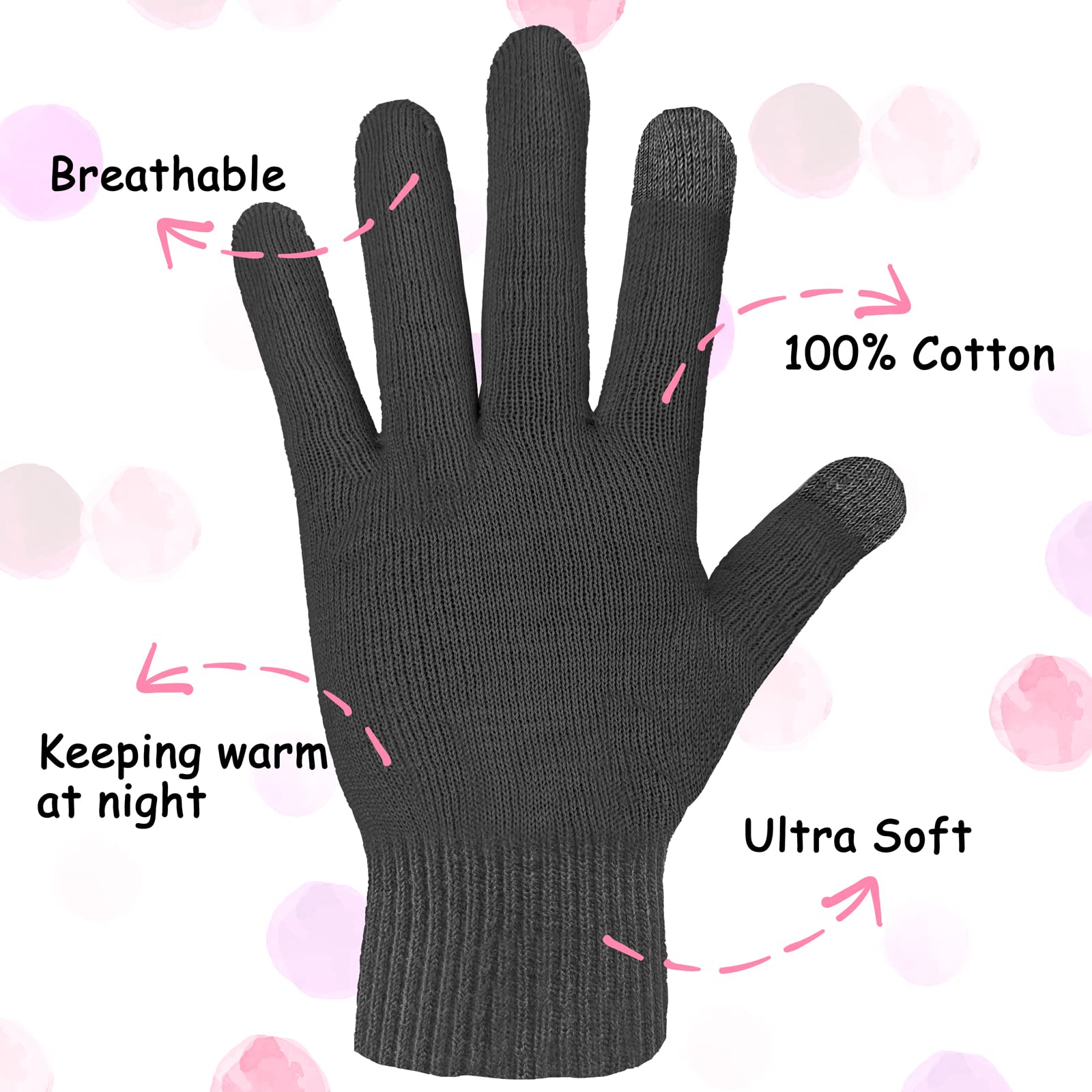 Guantes Evridwear con dedos táctiles para usar pantallas sin quitárselos.