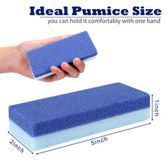 EWAGOA piedra pómez para pies, doble cara, ideal para uso en la ducha.