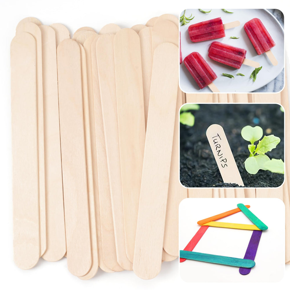 EWVVSS palitos de madera para manualidades y artesanía creativa.