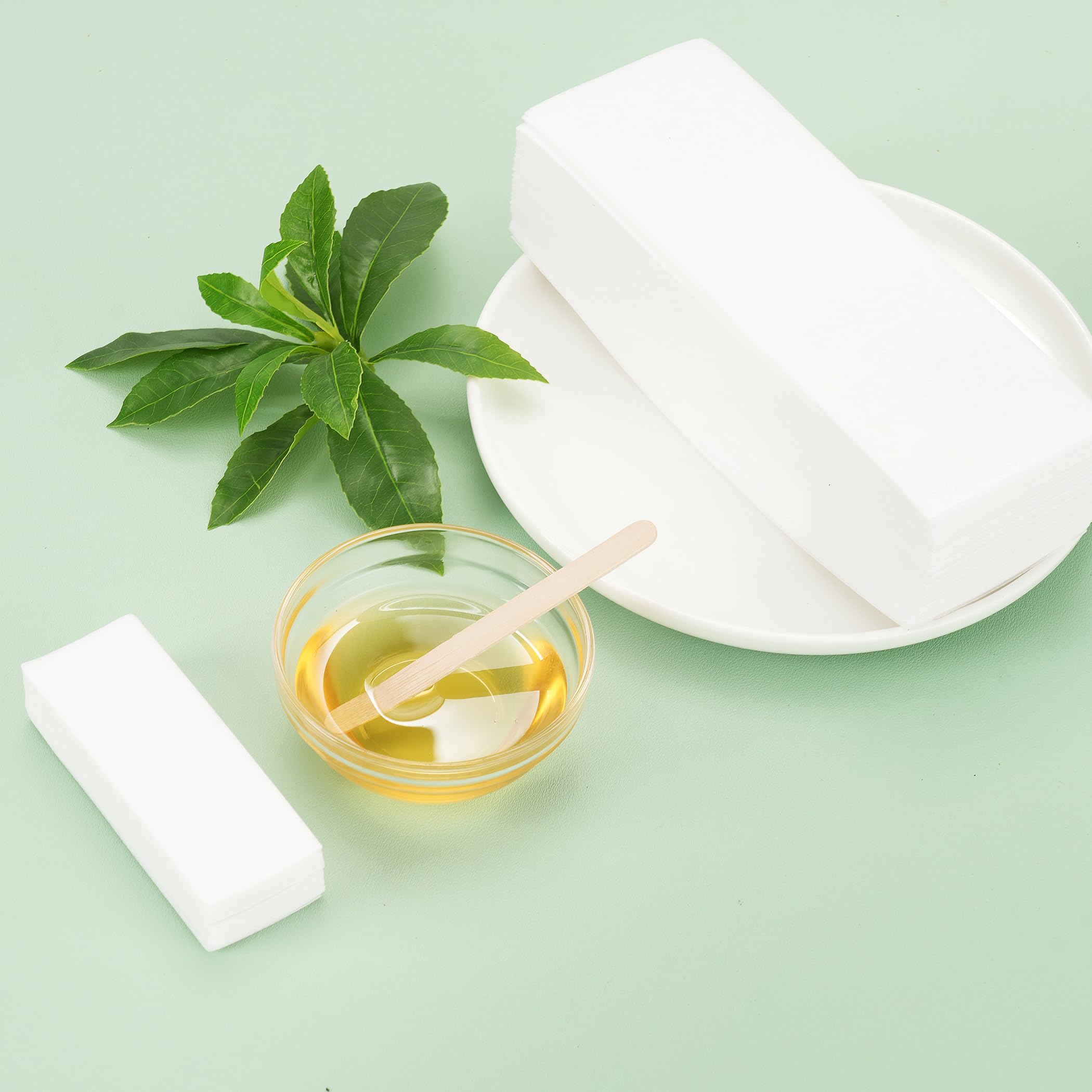 EWVVSS small non-woven wax strip for precise facial waxing.