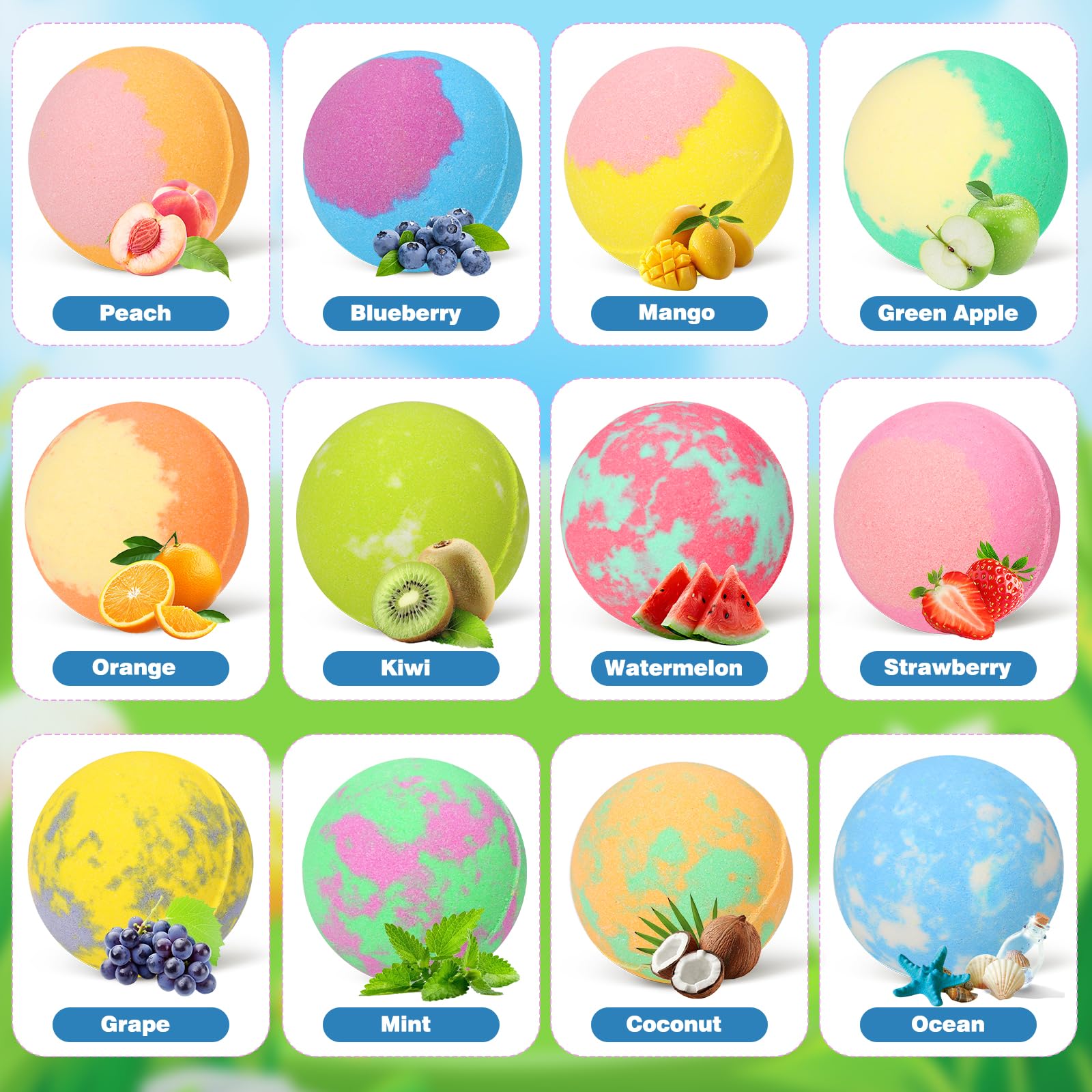 Excalla bulles bain couleurs vives et effet magique.