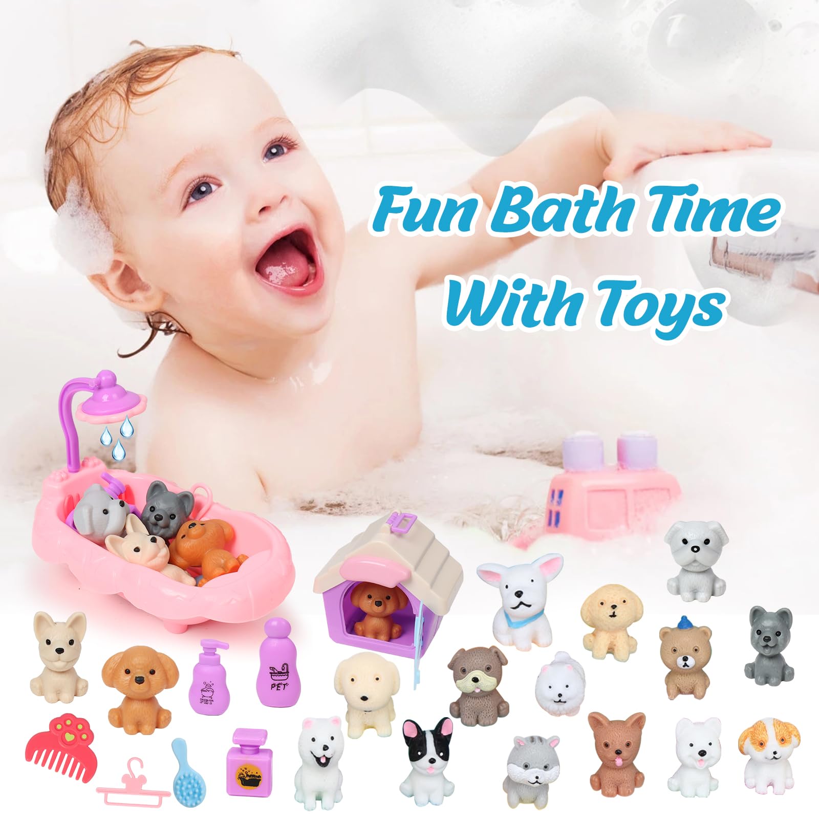 Excalla coffret cadeau bain enfant avec surprise.