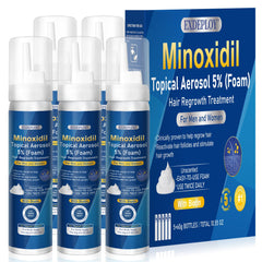 Exdeploy Minoxidil Mousse : bouteille prête à l'emploi pour cheveux plus épais