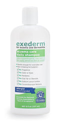 Exederm Champú para dermatitis seborreica, fórmula suave para uso diario sin irritación