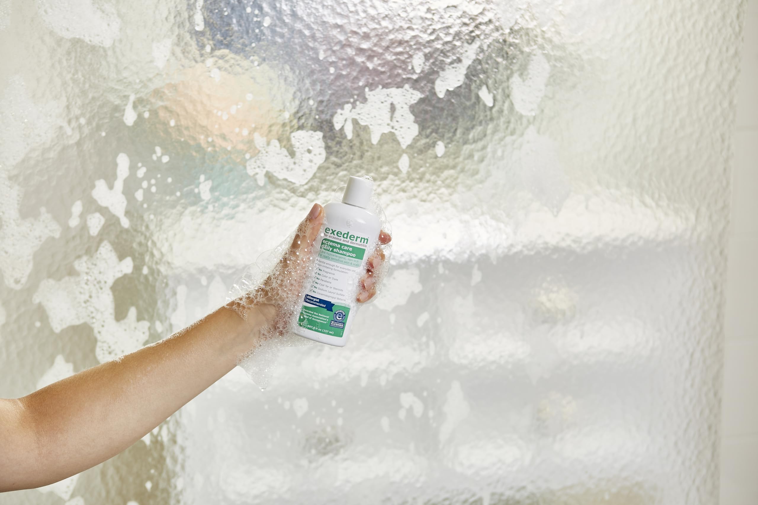 Exederm Champú diario hidratante para cabello seco e irritado