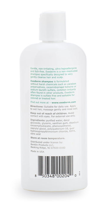 Exederm Champú hipoalergénico sin sulfatos para cabello tratado