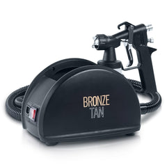 Existing Beauty pistola HVLP de bronceado para un acabado uniforme.
