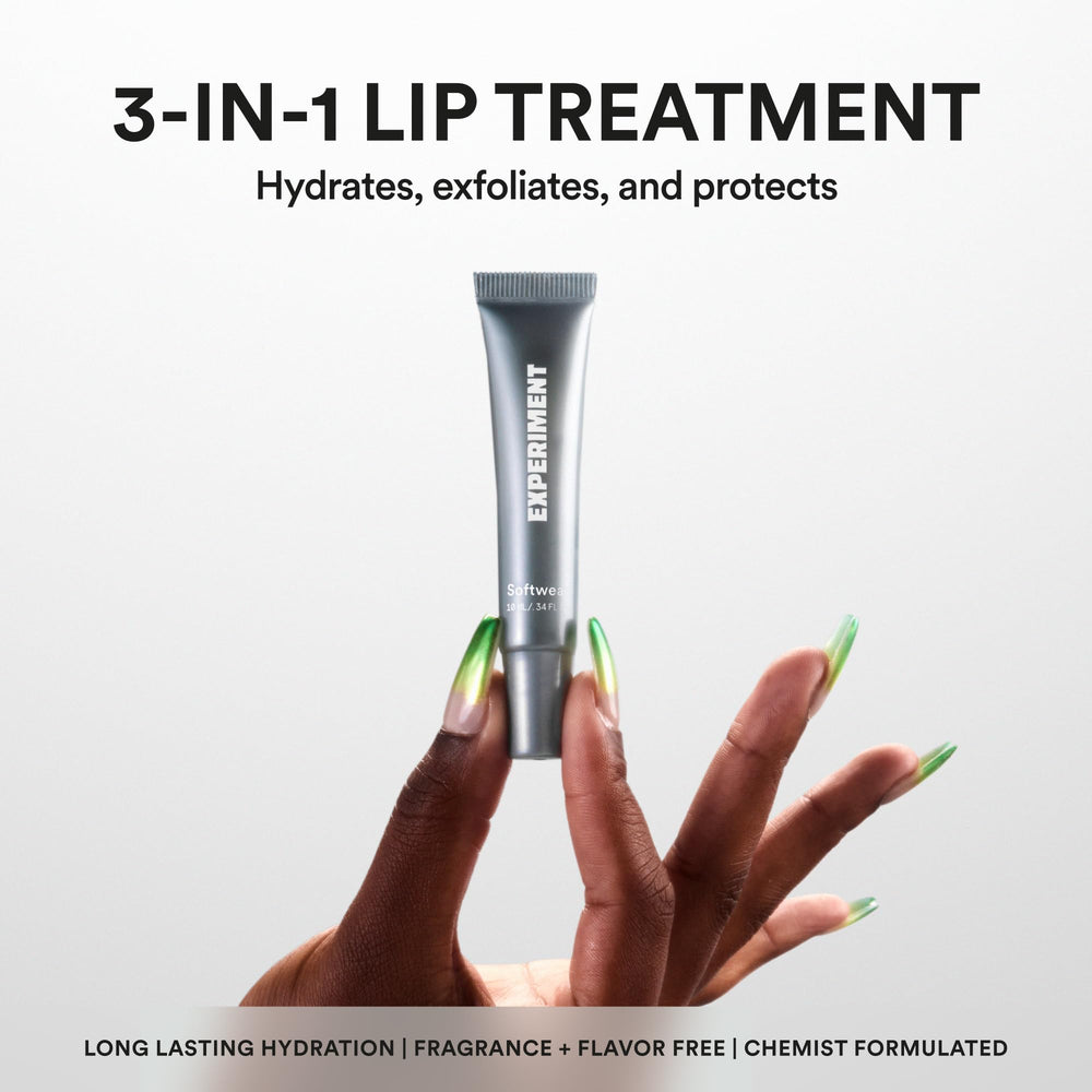 Experiment Softwear labios secos, hidratación de 24 horas.