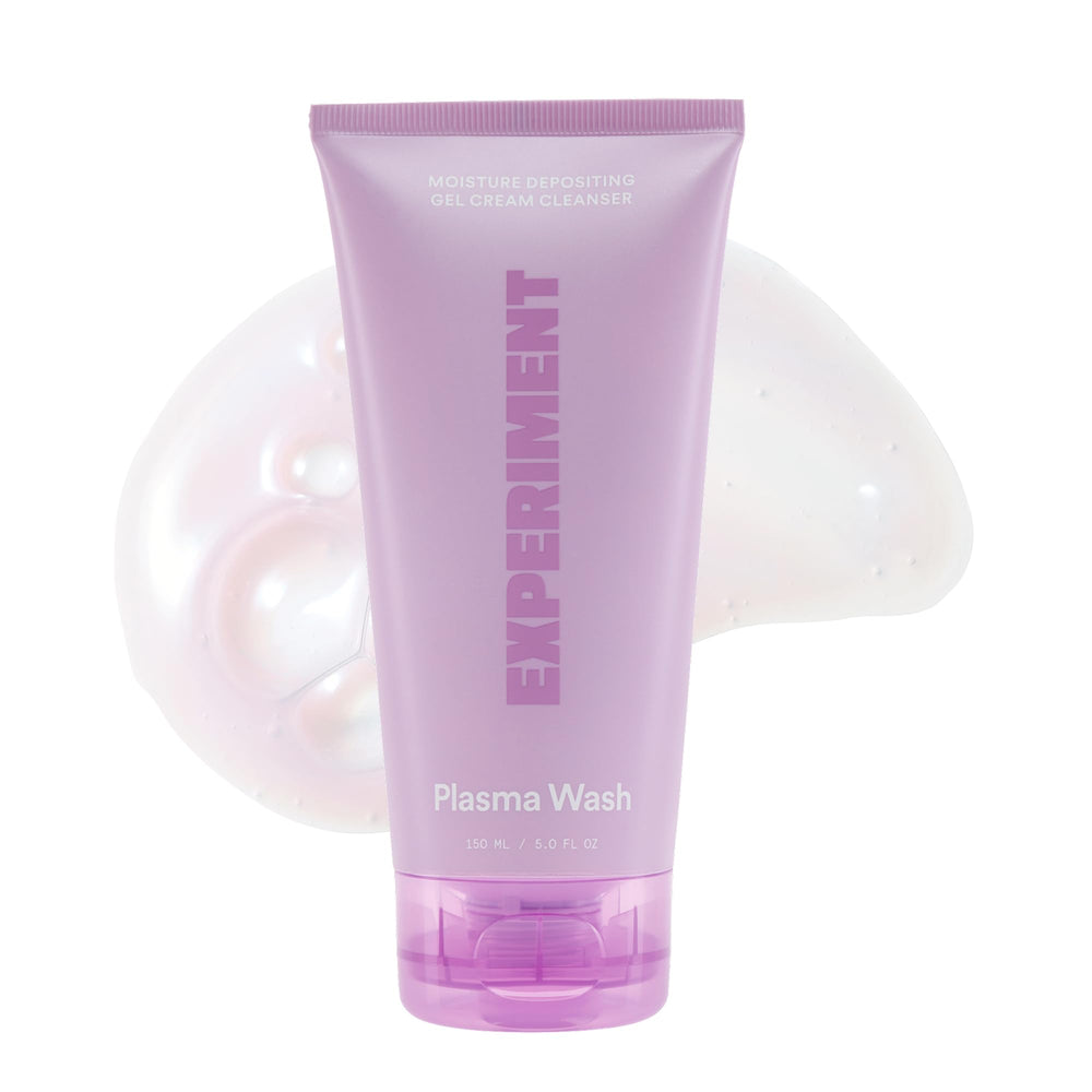 Experiment Plasma Wash botella, limpieza facial suave para uso diario