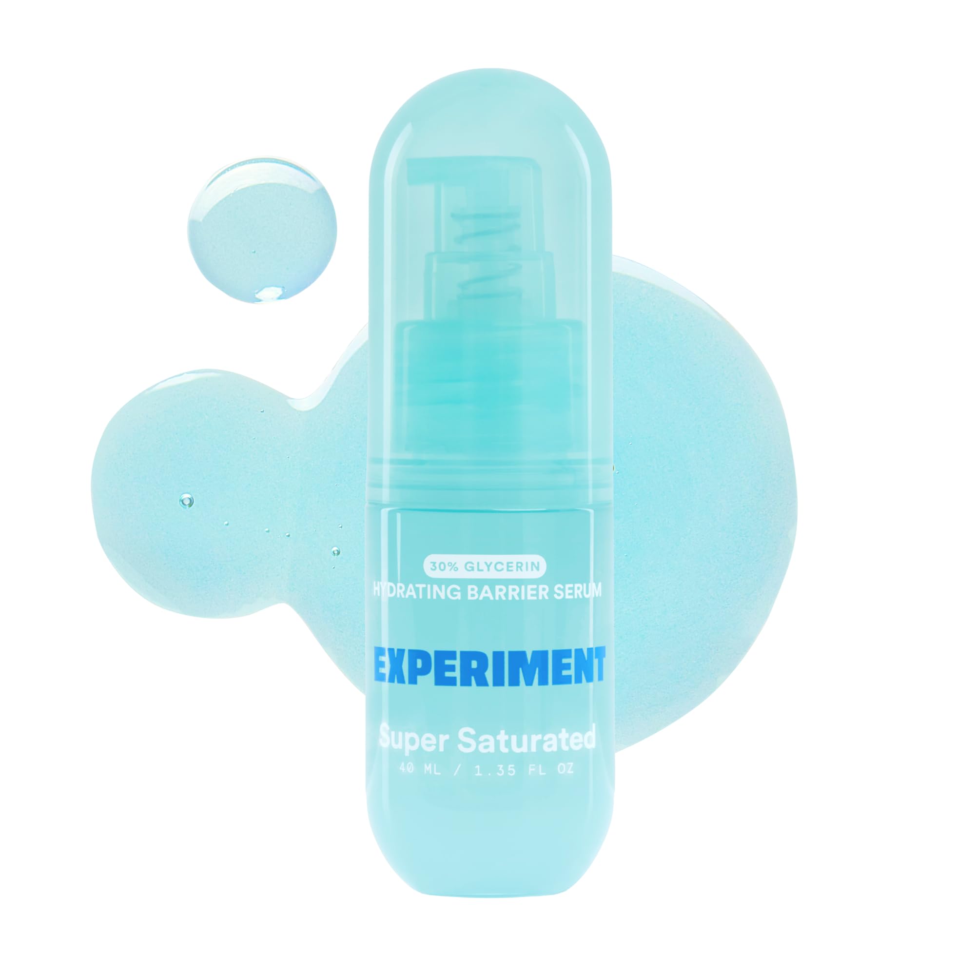 Sérum Experiment barrière Ultra Hydratant — bouteille pompe, application facile et hydratation durable.