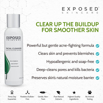 Exposed Skin Care: envase sin detergentes para piel sensible.