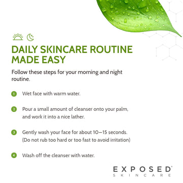 Exposed Skin Care: presentación elegante lista para usar o regalar.