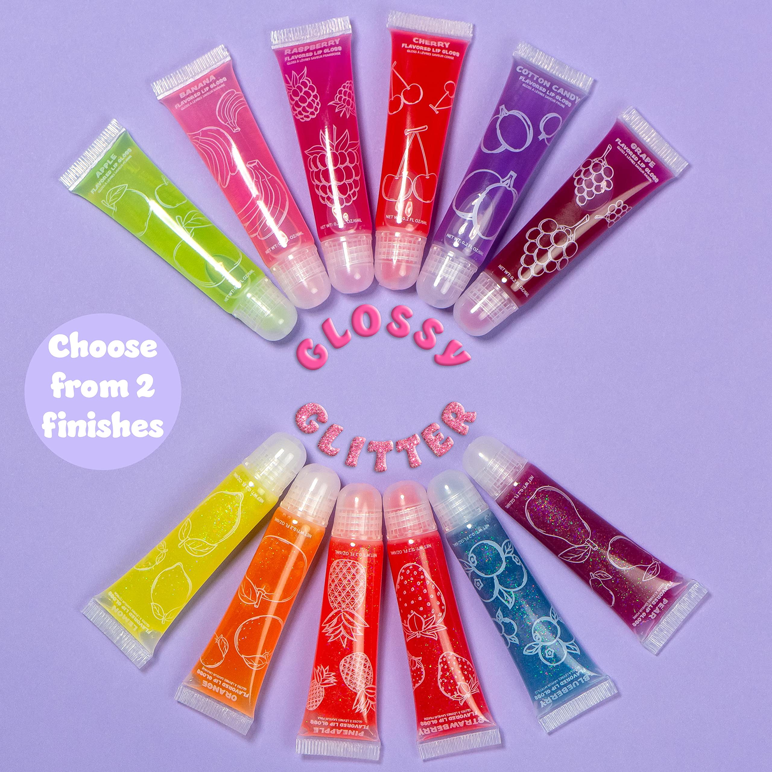 EXPRESSIONS brillo labial sabor pina, aplicación fácil para niños