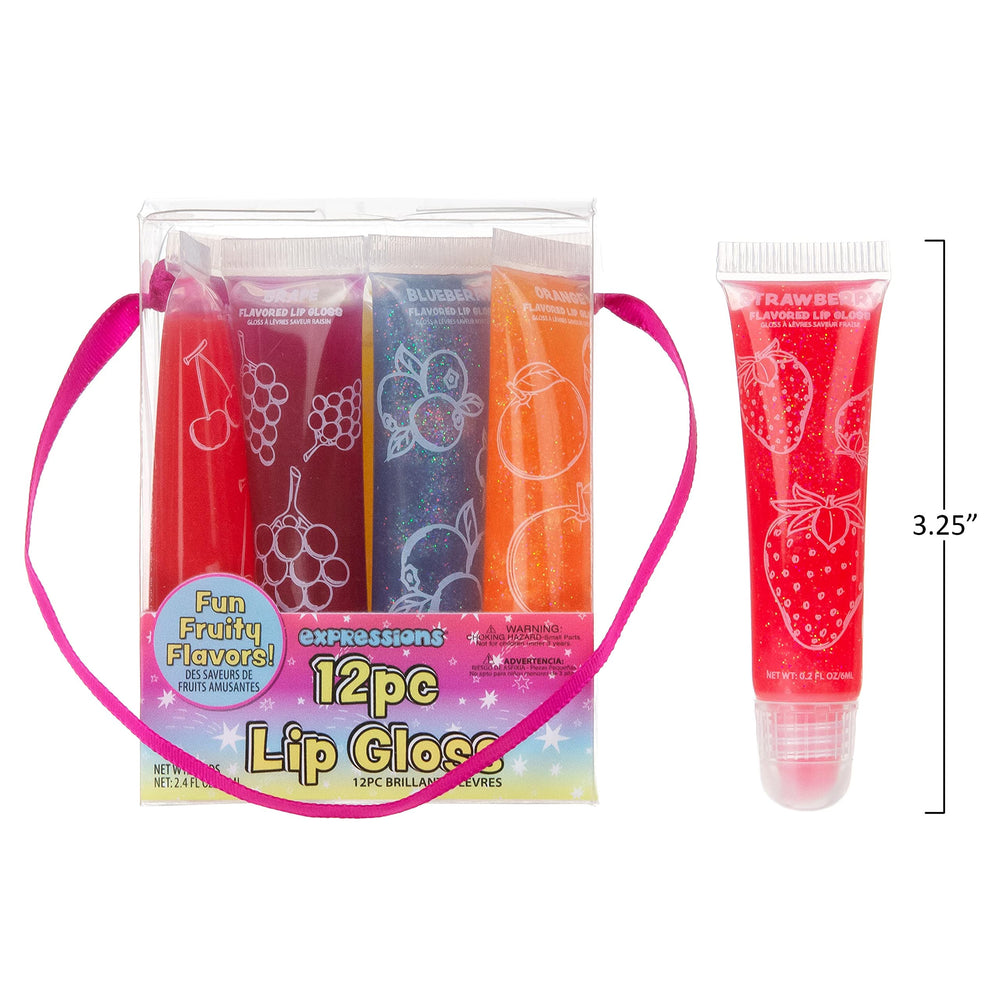 EXPRESSIONS brillo labial sabor uva, hidratación diaria para labios