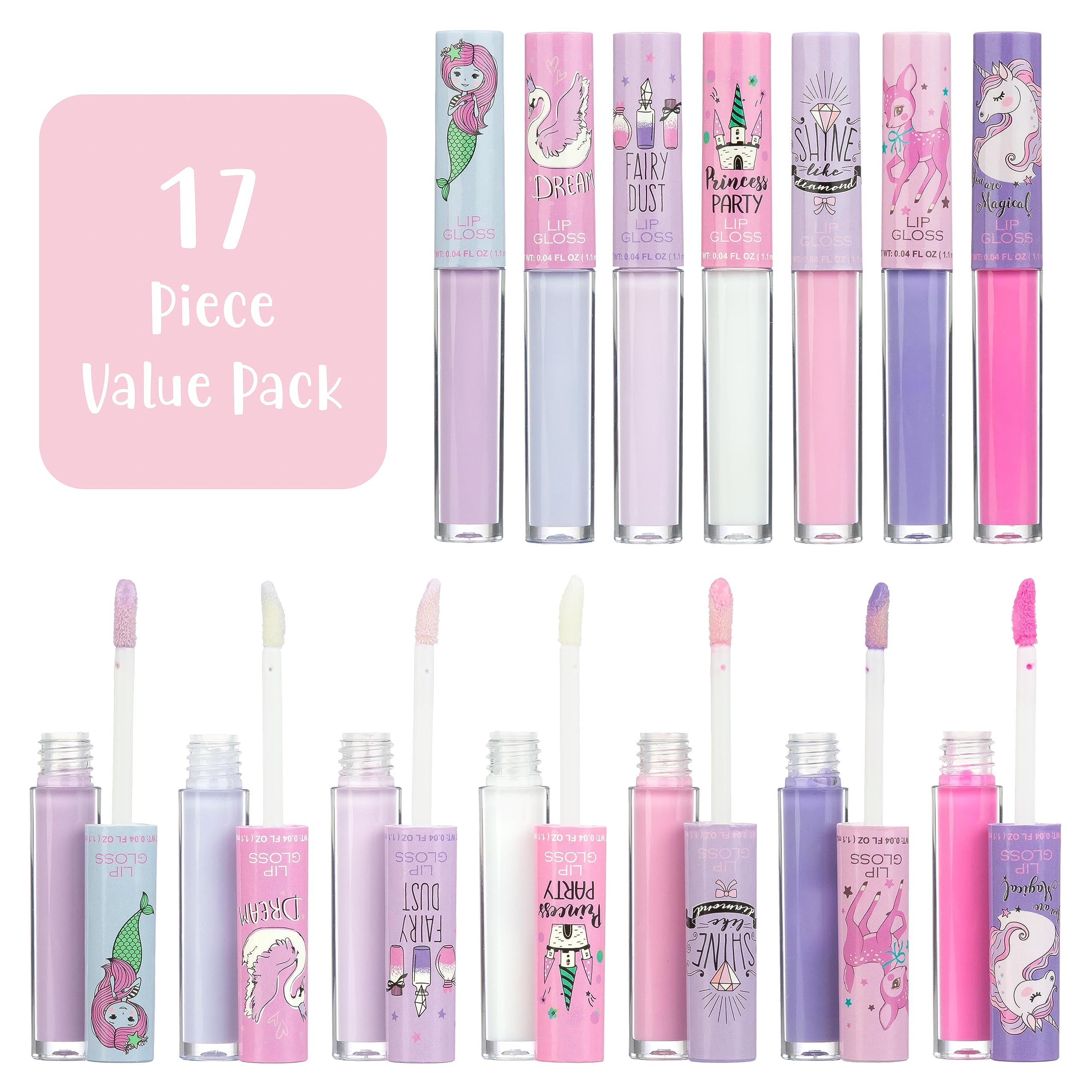 Brillos EXPRESSIONS pack rosa de 7, para mezclar colores y crear looks.