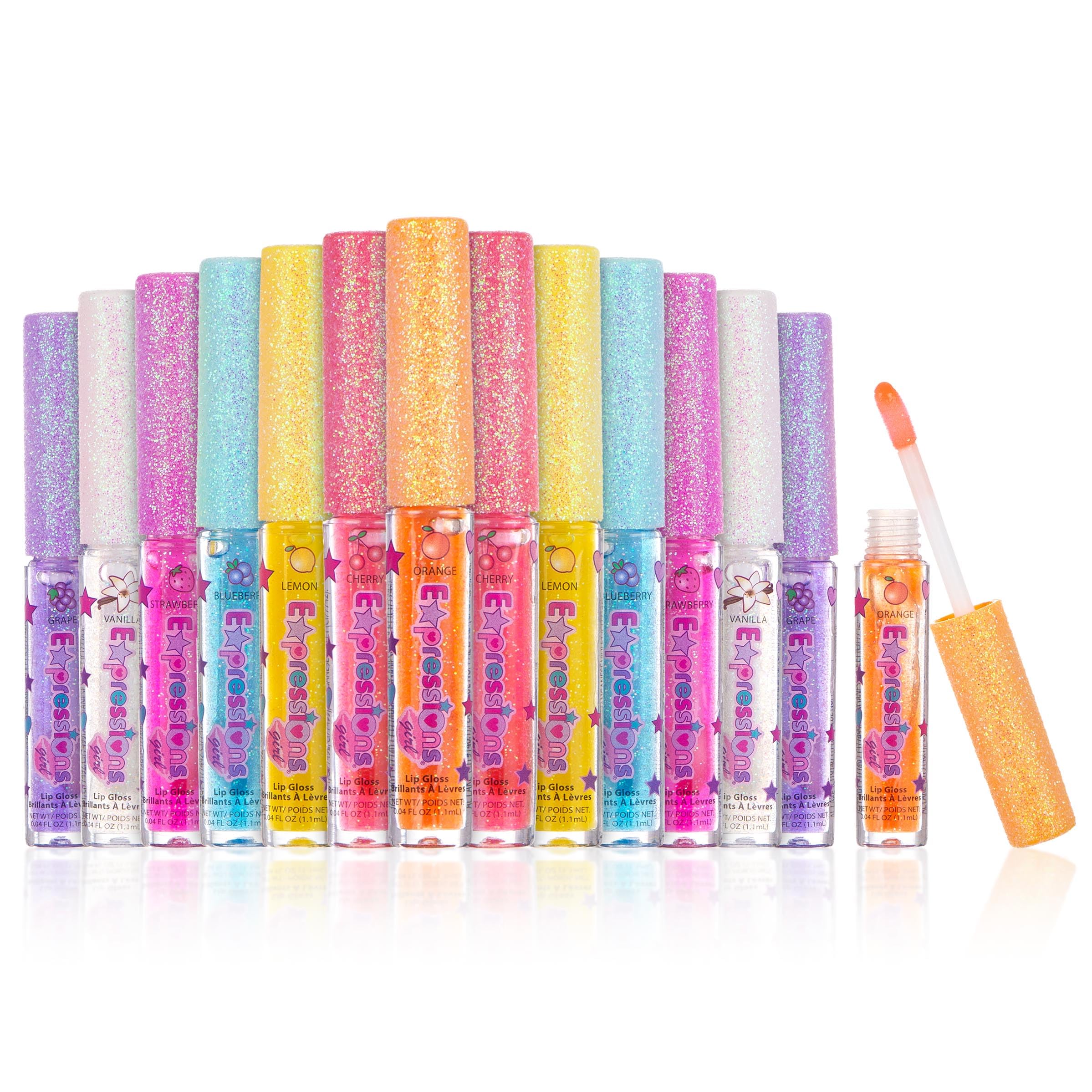 Brillo labial limón Expressions Girl aporta un tono fresco con brillo suave.
