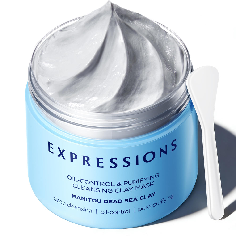 EXPRESSIONS WELLNESS Mascarilla de arcilla para limpieza profunda de poros.