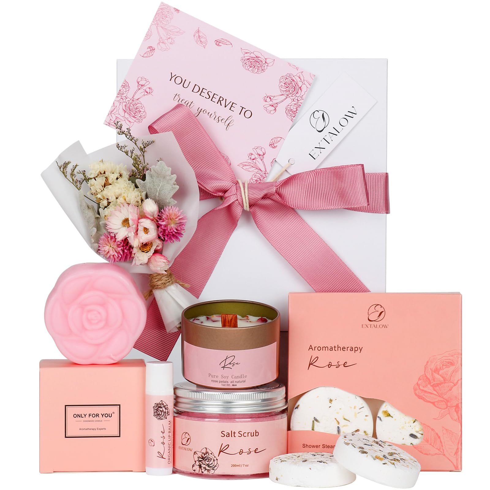 EXTALOW Savon Rose en Barre, douceur florale pour le soin quotidien.