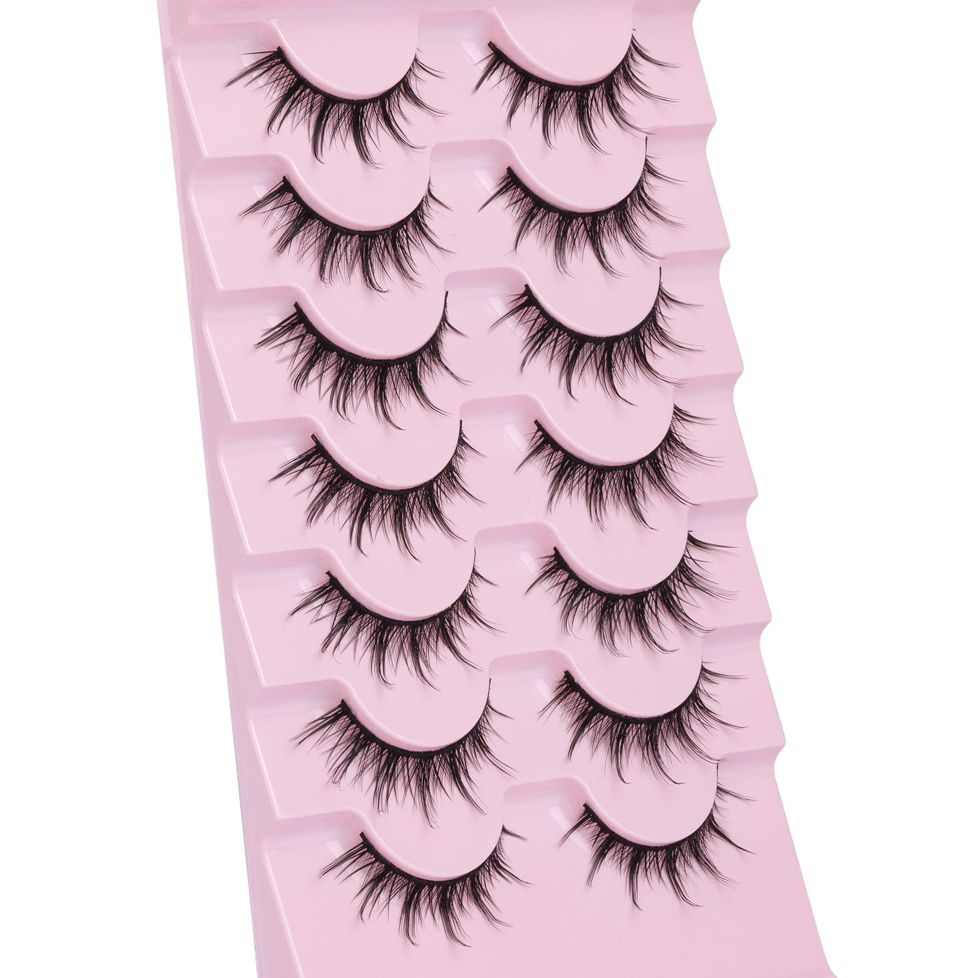 EYDEVRO conjunto 7 pares pestanas para variedad de estilos