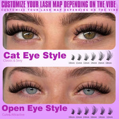 EYDEVRO: pestañas con curvatura CD para un acabado estable y natural.