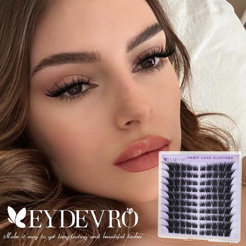 EYDEVRO Fairy Lash Clusters reutilizables para múltiples looks.