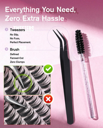 EYDEVRO Lash Bond y Seal ofrecen sujeción duradera para pestañas.