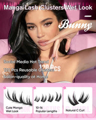 EYDEVRO Manga Lash Clusters Kit utiliza materiales ligeros para mayor comodidad.