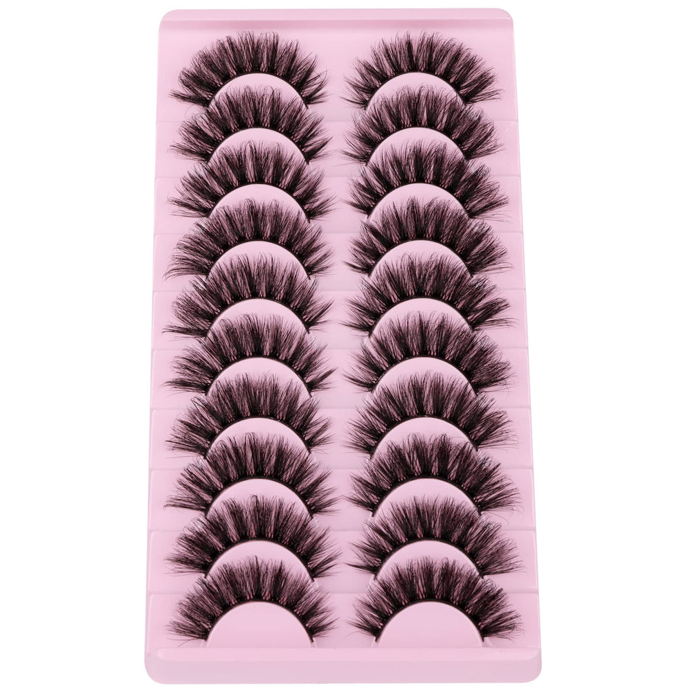 Empaque EYDEVRO con 10 pares para mayor versatilidad en looks.