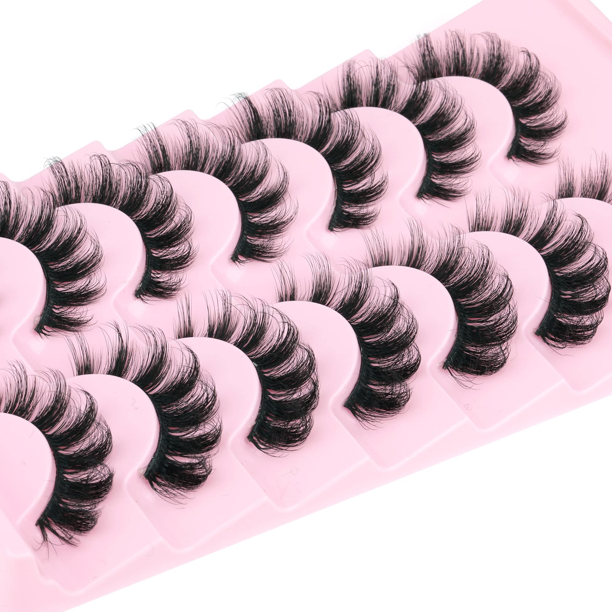EYDEVRO paquetes con 7 pares listos para combinar con tu maquillaje.