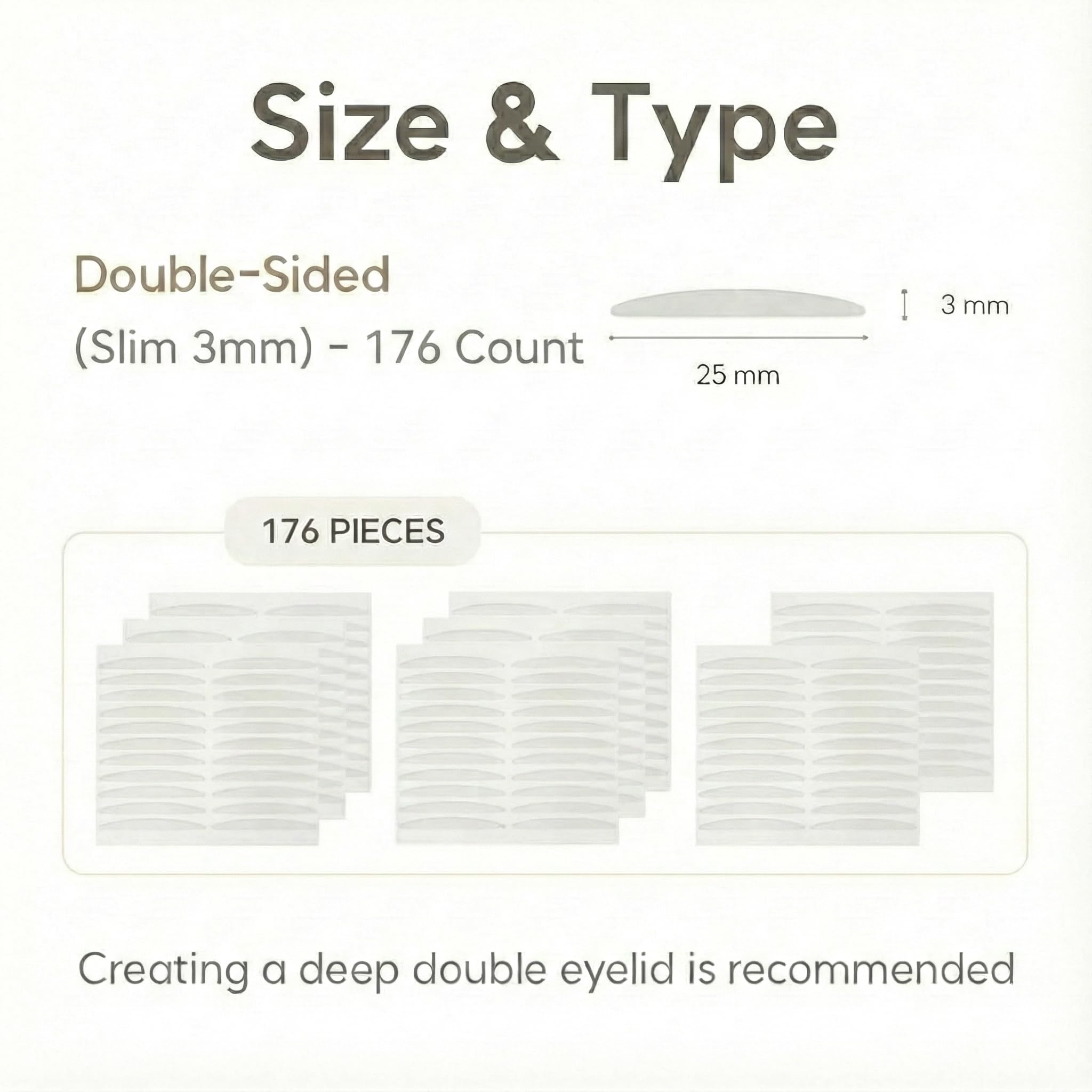 Eye Charm Magic Slim: cinta adhesiva invisible de 3 mm para fijar párpados.
