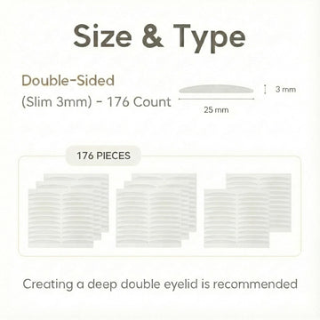 Eye Charm Magic Slim: cinta adhesiva invisible de 3 mm para fijar párpados.