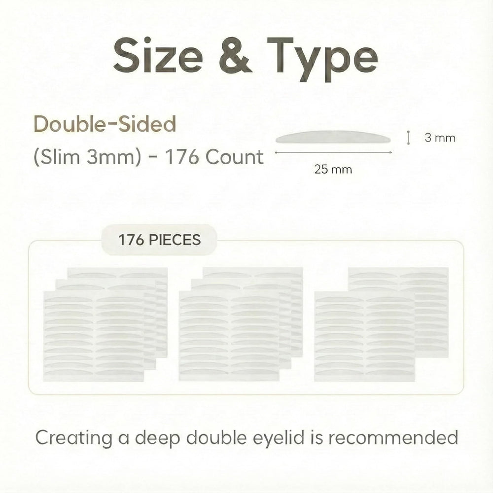 Eye Charm Magic Slim: cinta adhesiva invisible de 3 mm para fijar párpados.