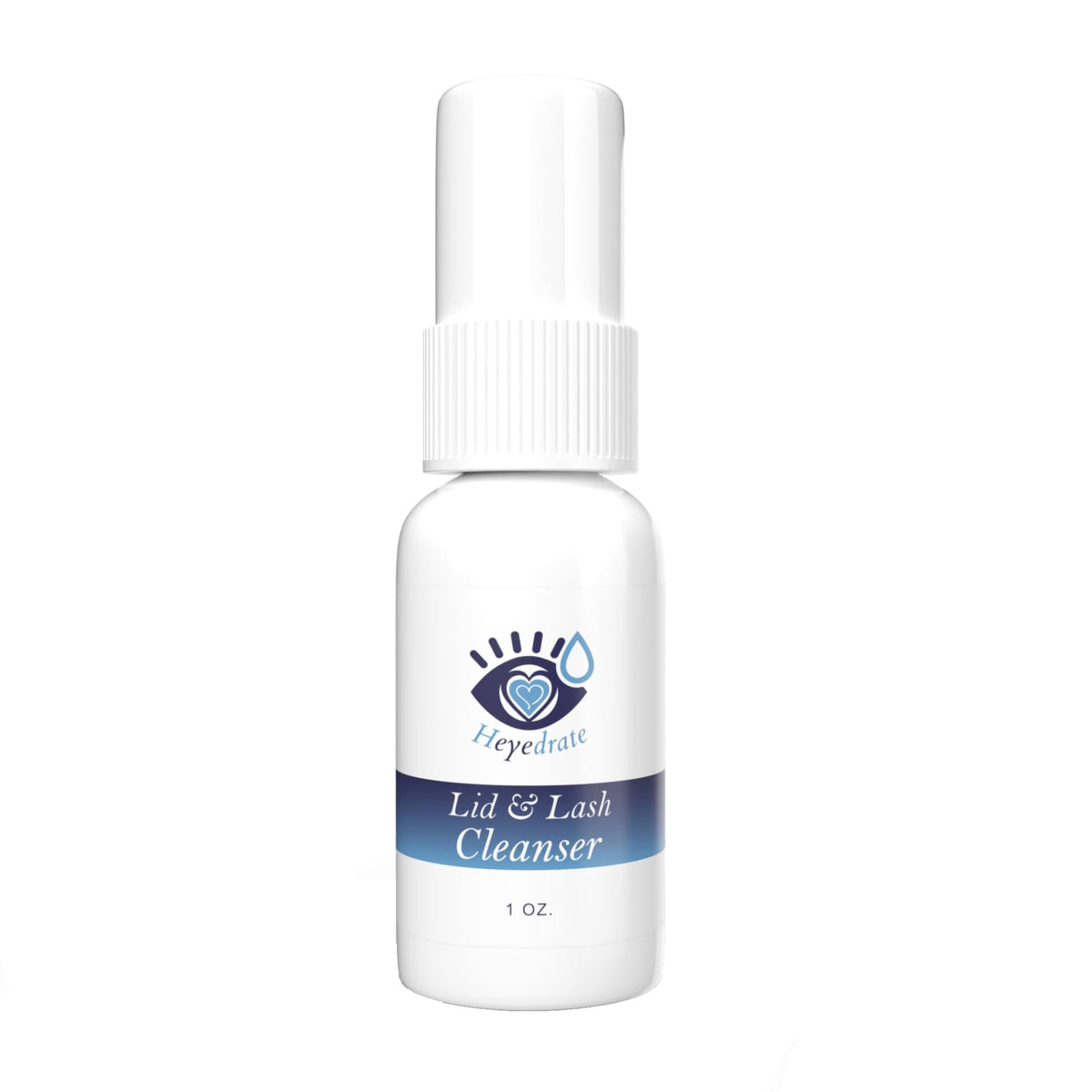 Eye Love limpiador en botella 1oz para higiene suave de párpados y pestañas