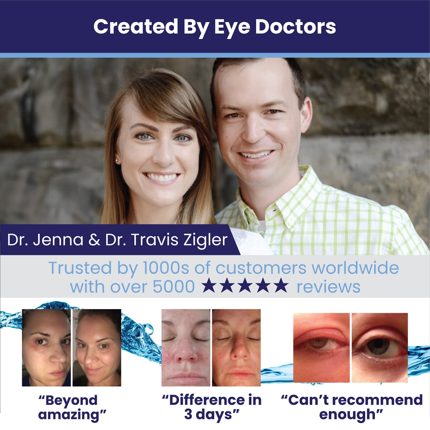 Eye Love uso diario para higiene de ojos y cejas