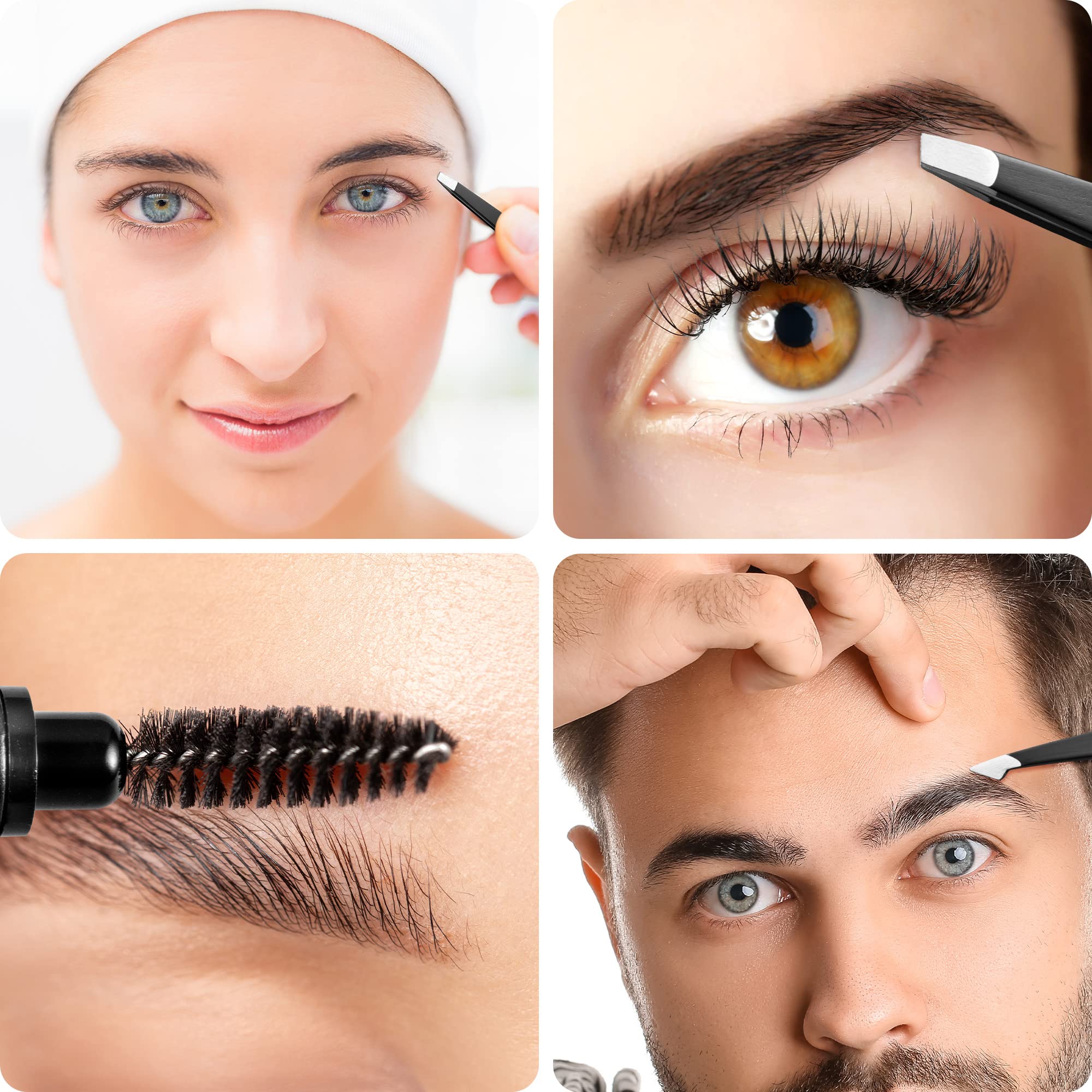 Eyebrow Kit Studio acero inoxidable duradero para higiene y rendimiento