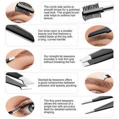 Eyebrow Kit Studio tijeras cejas para recortes limpios y consistentes