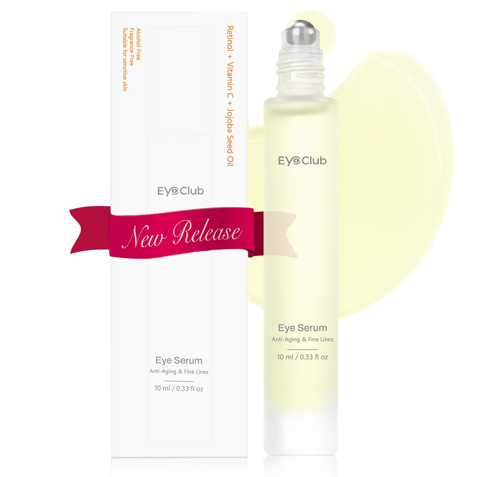 EyeClub Retinol Contorno Ojos Brillo Bote: mejora la hidratación y suaviza líneas finas.