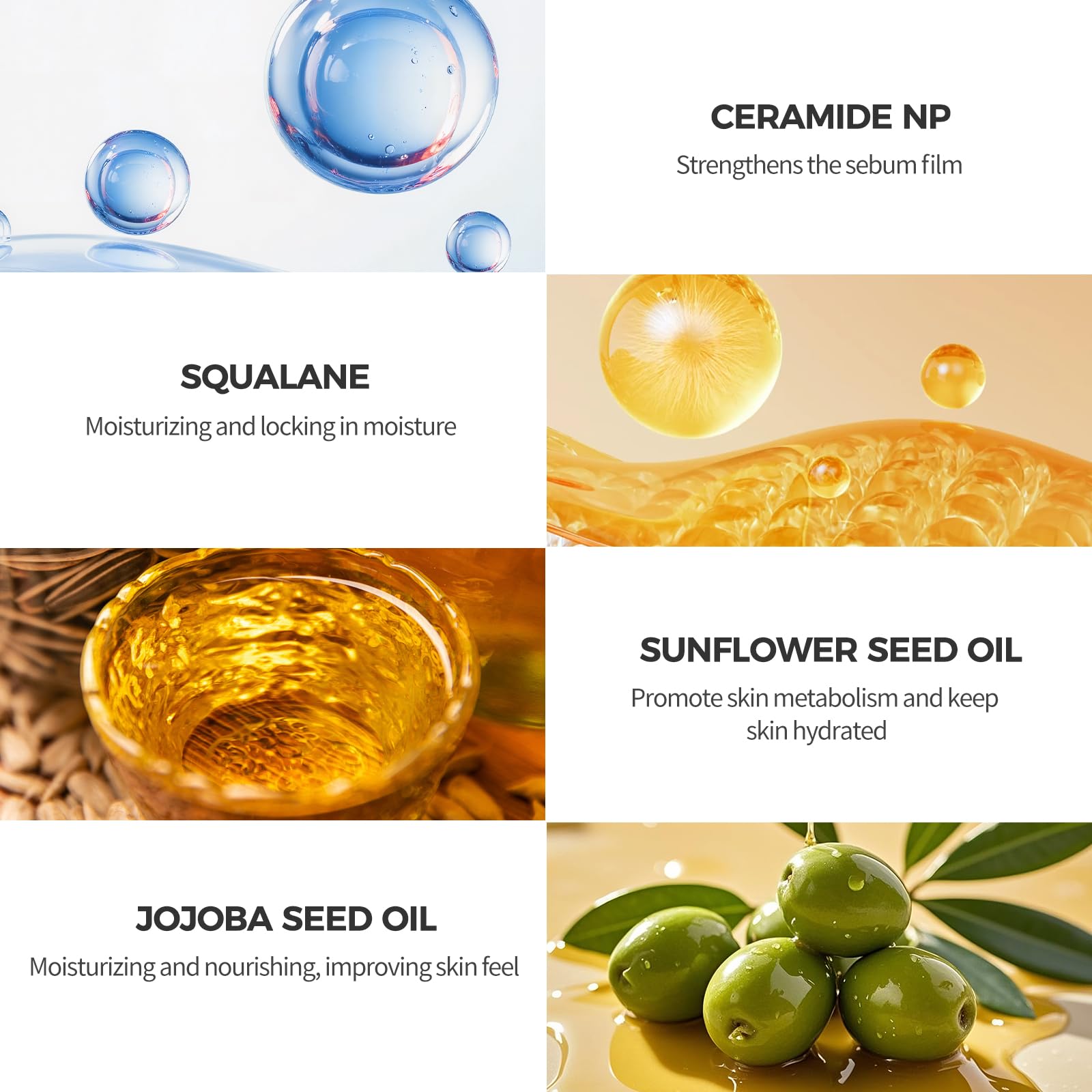 EyeClub Serum Ojos Jojoba Textura Seda: absorción rápida para nutrición diaria.