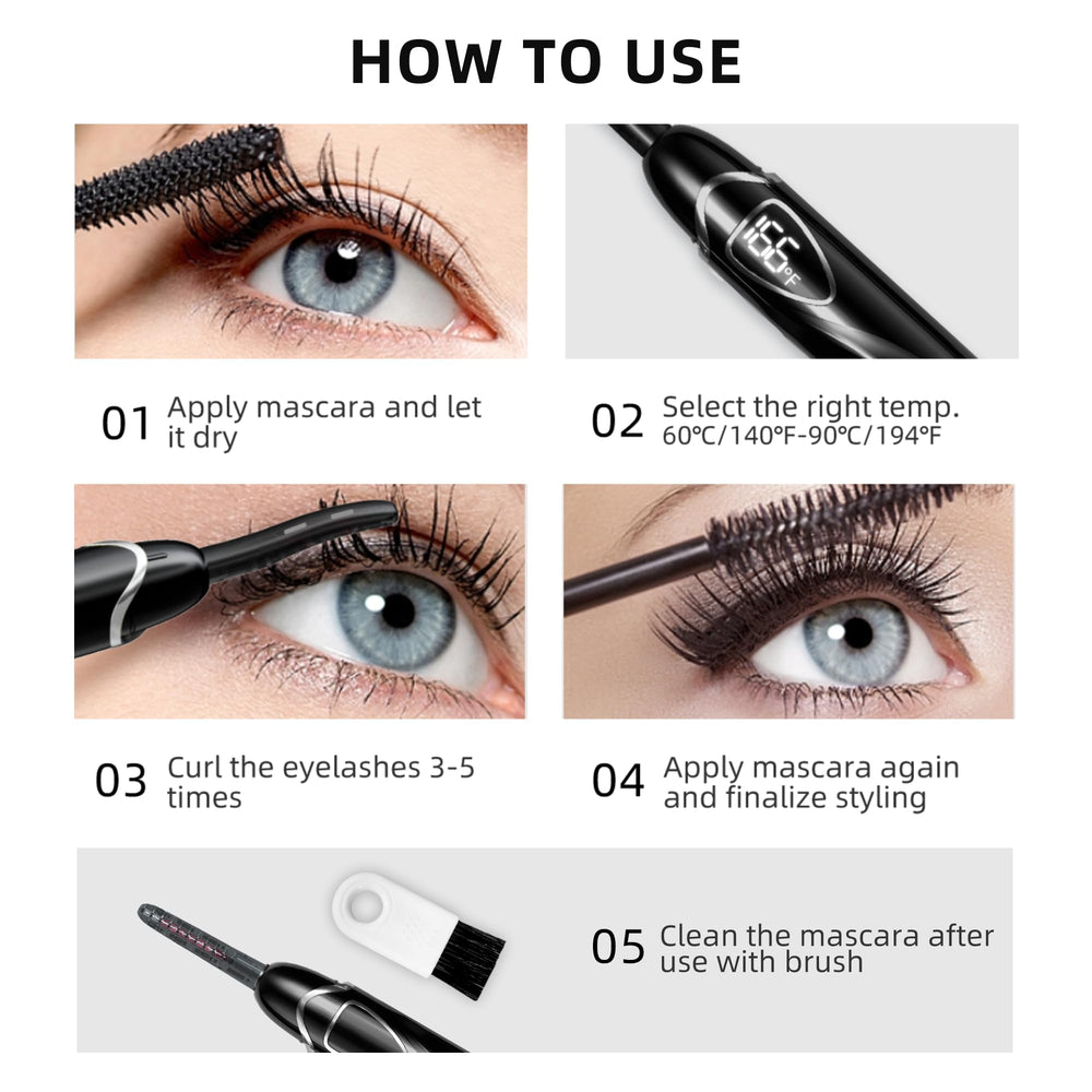 EYECURL S600 apagado automático, seguridad integrada para uso nocturno.