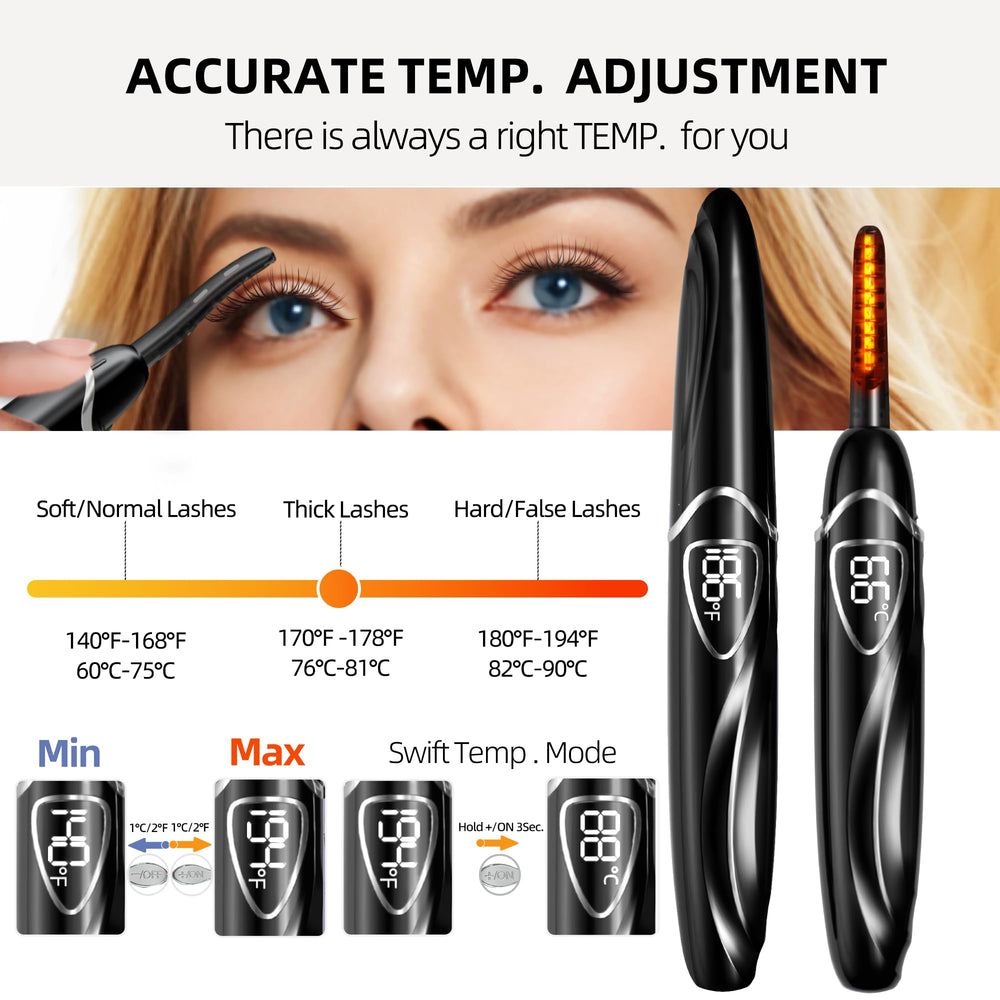EYECURL S600 dientes 5mm, espaciado preciso para definición suave.