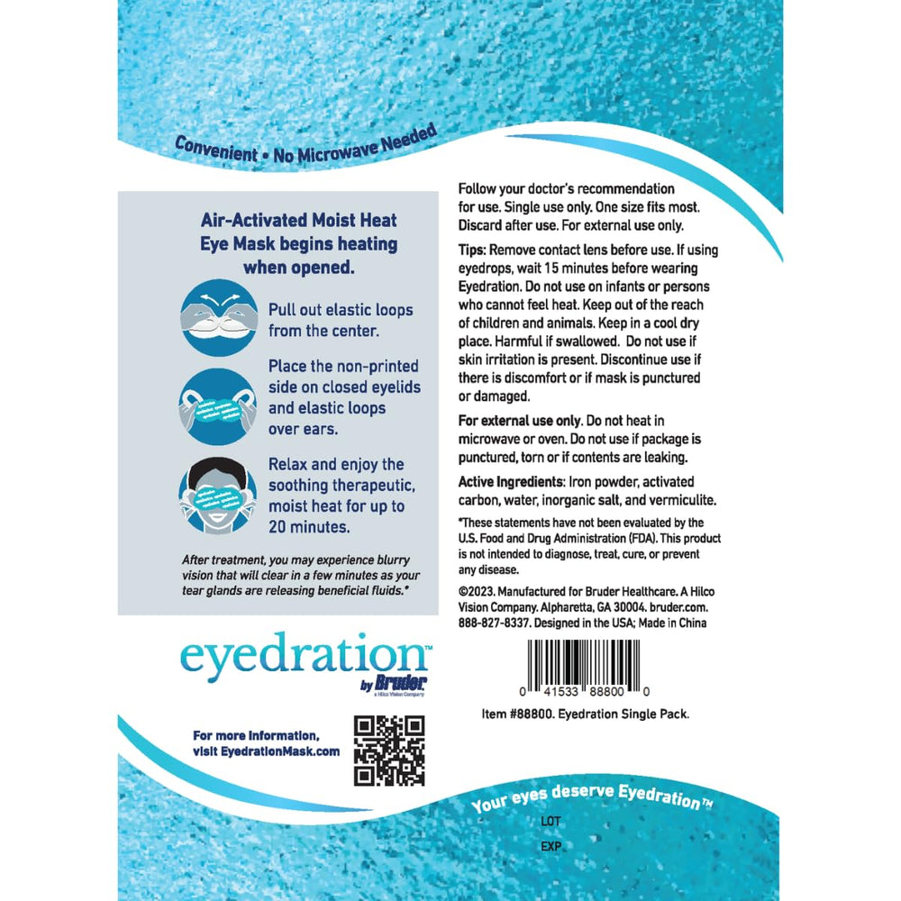 Eyedration libera aceite meibomiano para la película lagrimal.