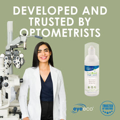 EYEECO desmaquillante para párpados facilita la retirada de maquillaje.