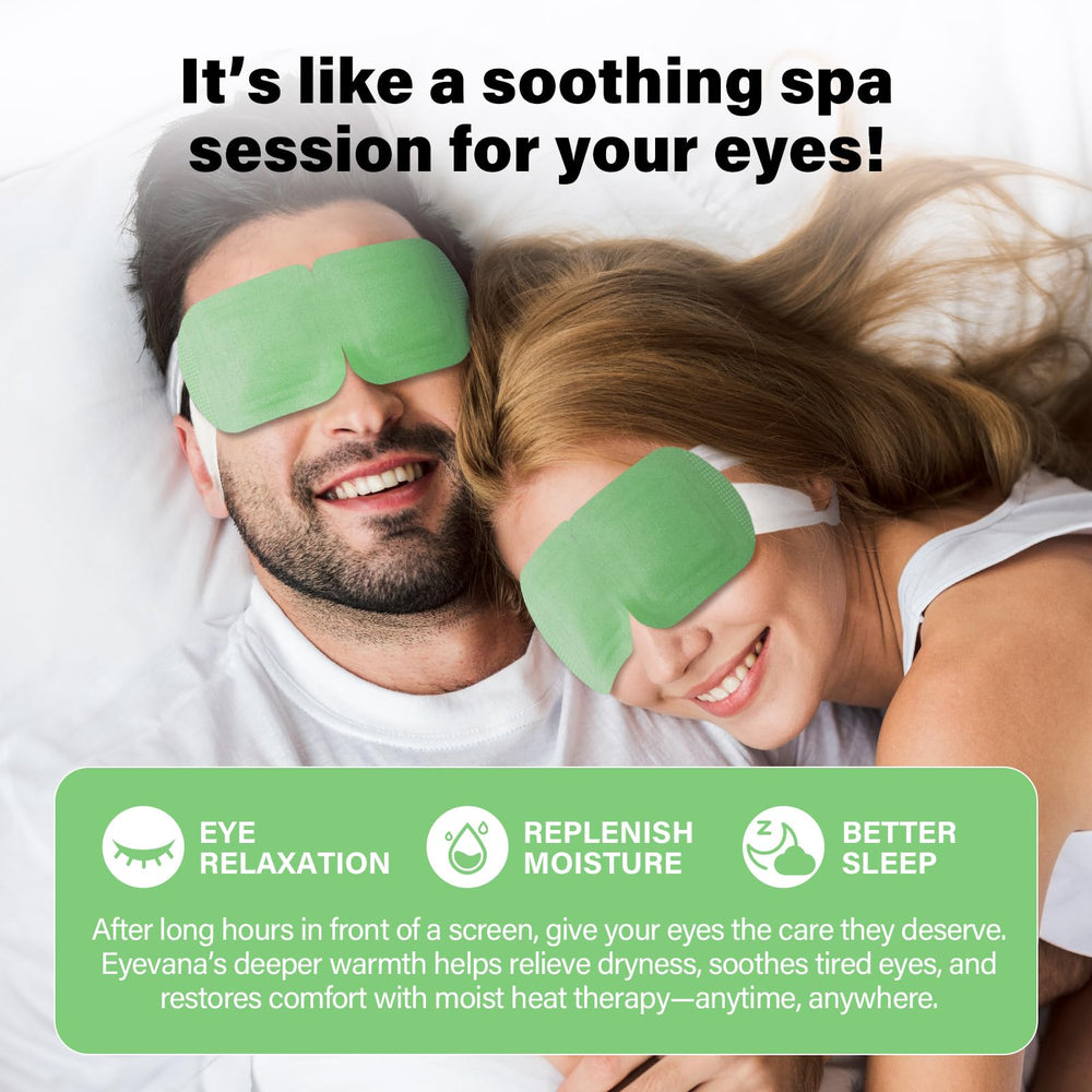 Eyevana calor relajante para confort ocular prolongado