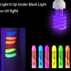 Eyigylyo effet brillance lumière noire néon pour looks éblouissants.