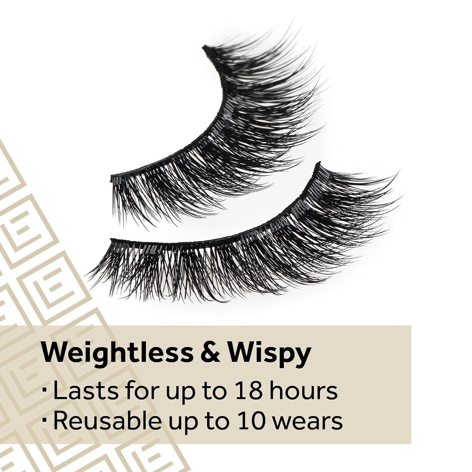 Pestañas reutilizables hasta 10 usos para looks versátiles