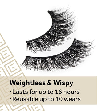 Pestañas reutilizables hasta 10 usos para looks versátiles