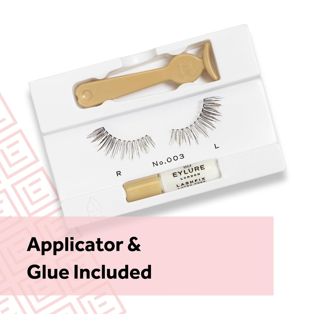 Adhesivo sin latex de Eylure Naturals Accent No. 003 para fijación rápida.