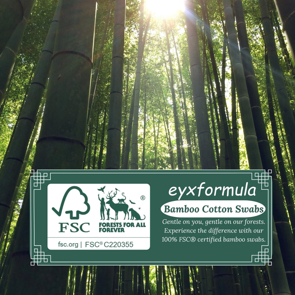 Eyxformula conjunto de 600 hisopos de algodón para tareas detalladas.