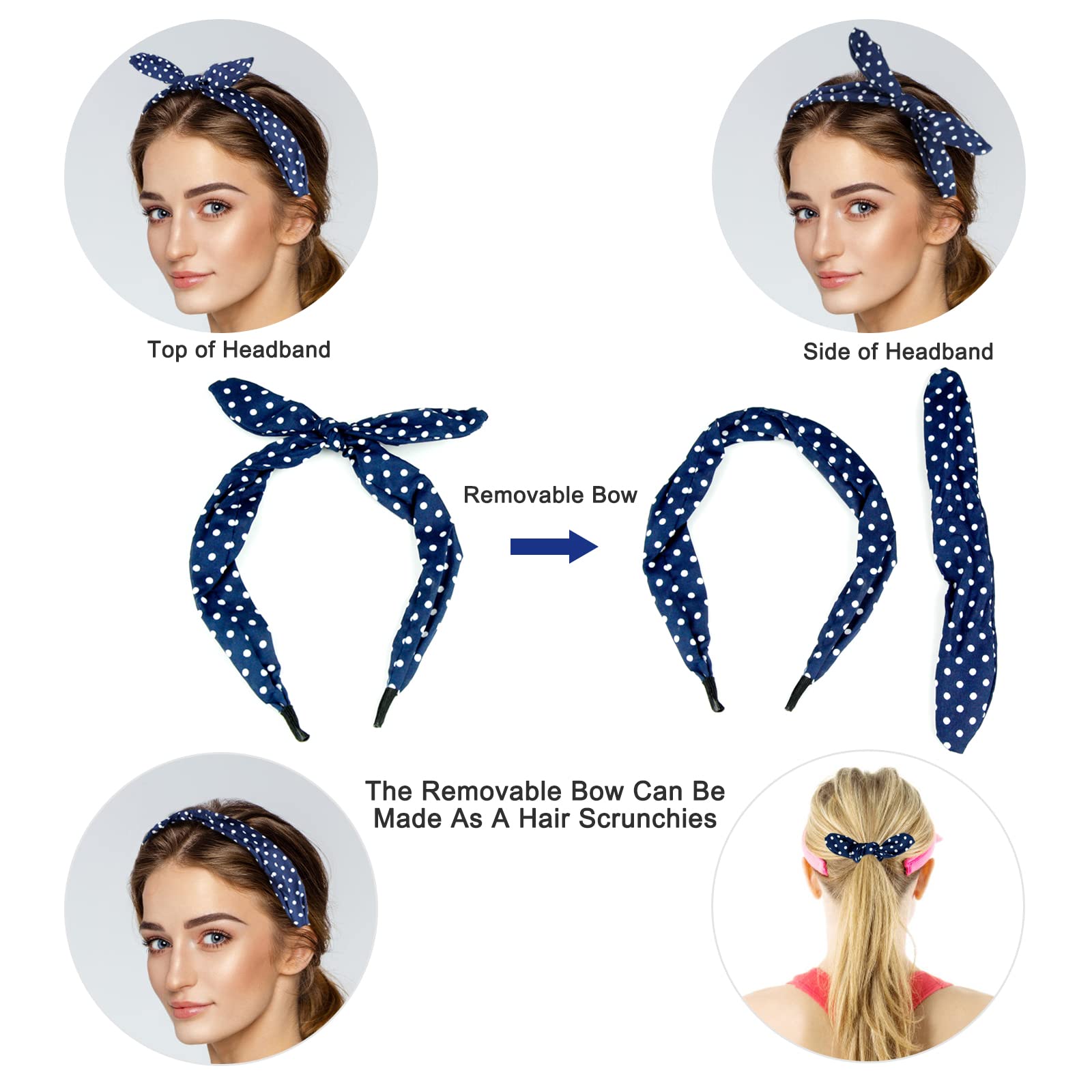 eyxformula diademas para niñas, colores vibrantes para vestir tu look