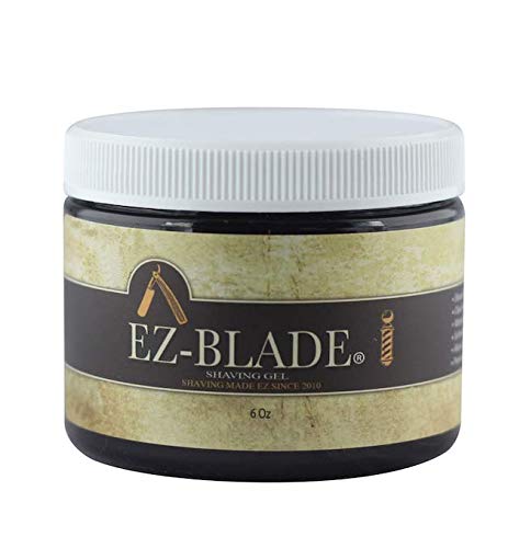 Gel de Afeitar EZ BLADE translúcido facilita el deslizamiento suave y un afeitado preciso.